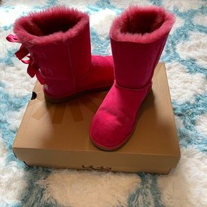 Pink Bailey Bow Uggs